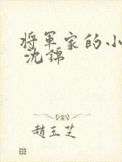 将军家的小娘子 沈锦