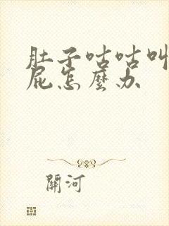 肚子咕咕叫还放屁怎么办封面