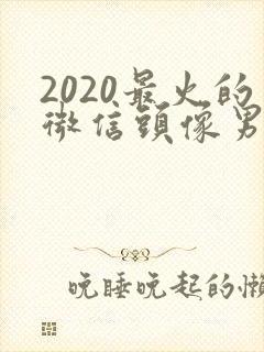 2020最火的微信头像男