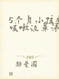 5个月小孩感冒咳嗽流鼻涕怎么办