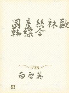 国产丝袜欧美日韩综合封面