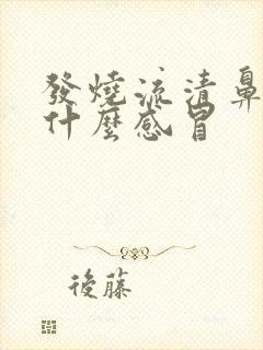 发烧流清鼻涕是什么感冒