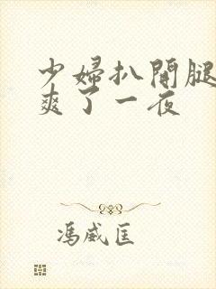 少妇扒开腿让我爽了一夜