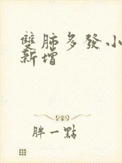 双肺多发小结节新增