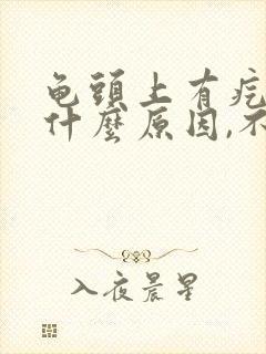 龟头上有疙瘩是什么原因,不疼不痒的