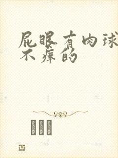 屁眼有肉球不疼不痒的