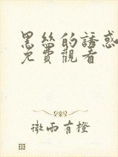 黑丝的诱惑在线免费观看