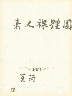 素人裸体图鉴封面