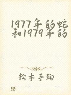 1977年的蛇和1979年的羊相配吗