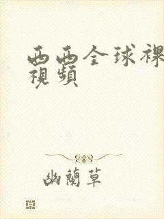 西西全球裸体片视频