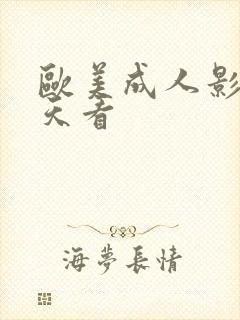 欧美成人影院天天看封面