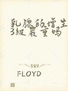 乳腺的增生结节3级严重吗