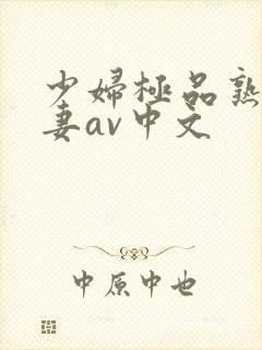 少妇极品熟妇人妻av中文