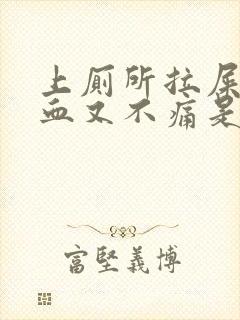 上厕所拉屎拉出血又不痛是什么原因