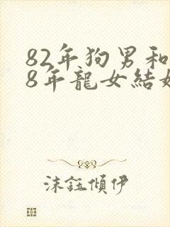 82年狗男和88年龙女结婚好吗