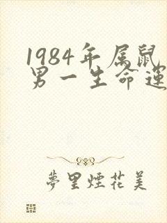 1984年属鼠男一生命运太苦