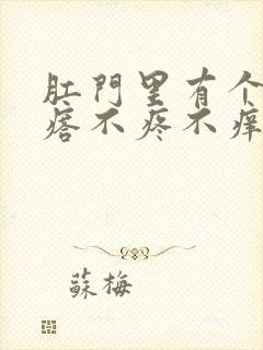 肛门里有个硬疙瘩不疼不痒怎么回事