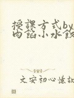 授课方式by 肉馅小水饺