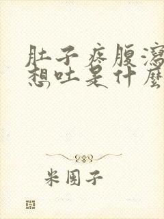 肚子疼腹泻恶心想吐是什么原因