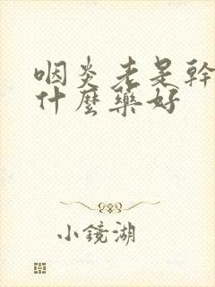 咽炎老是干咳吃什么药好