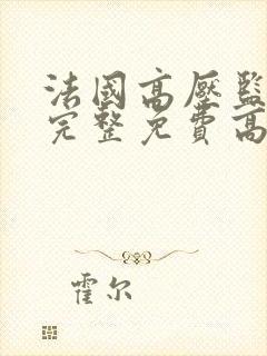 法国高压监狱2完整免费高清原声满天