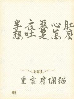 半夜恶心肚子疼想吐是怎么回事