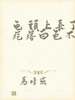 龟 头上长了小疙瘩白色不疼不痒