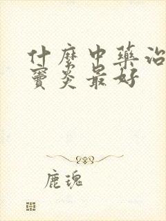 什么中药治疗鼻窦炎最好