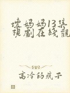 坏妈妈13集电视剧在线观看全集免费