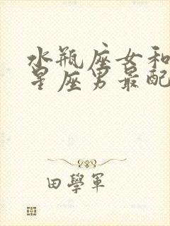 水瓶座女和什么星座男最配封面