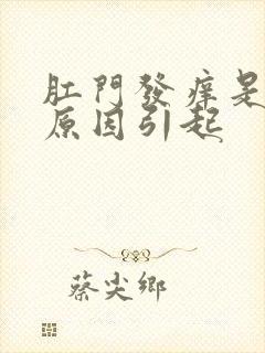 肛门发痒是什么原因引起