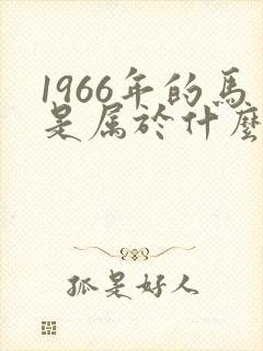 1966年的马是属于什么命运
