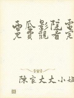 西瓜影院电视剧免费观看完整