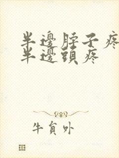 半边脖子疼连带半边头疼