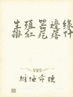 生殖器边缘长一排红疙瘩什么原因