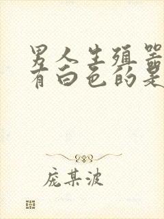 男人生殖器里面有白色的是什么