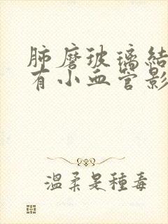 肺磨玻璃结节内有小血管影怎么办封面