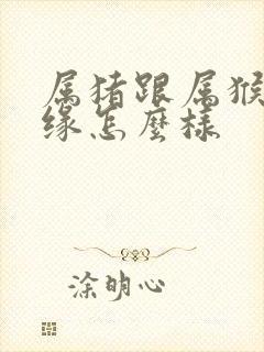 属猪跟属猴的姻缘怎么样