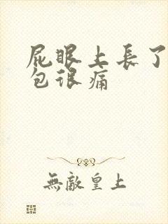 屁眼上长了一个包很痛