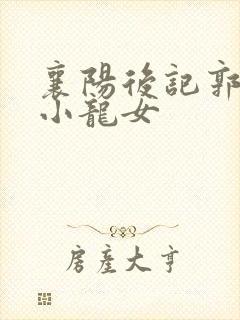 襄阳后记郭靖和小龙女