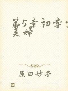第5章初尝云雨美妇封面