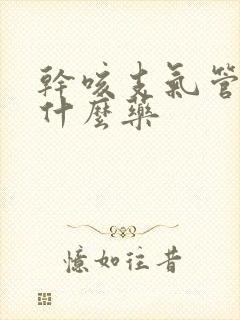 干咳支气管炎吃什么药