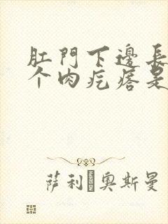 肛门下边长了一个肉疙瘩是怎么回事