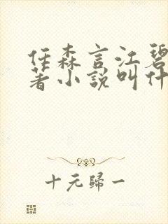 任森言江碧茵原著小说叫什么