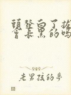 头发白了拔掉还会长黑的吗