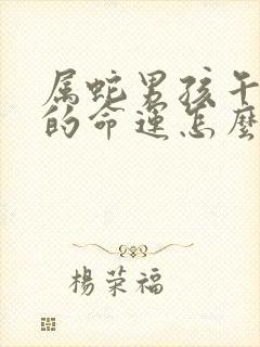 属蛇男孩午时生的命运怎么样