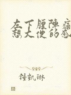 左下腹阵痛伴有想大便的感觉封面