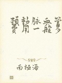 颈动脉血管造影费用一般多少钱