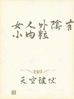 女人外阴有一排小肉粒