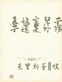 表姐家儿子是侄子还是外甥